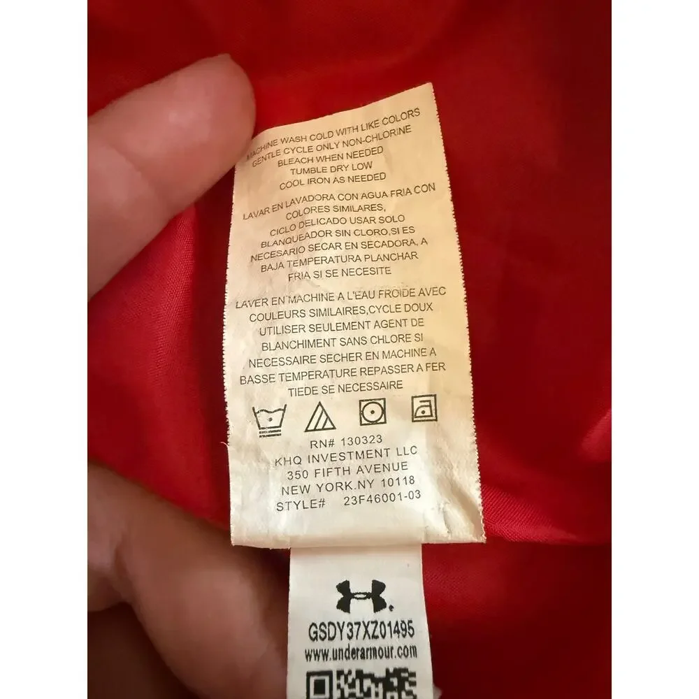 Under Armour Storm ColdGear Puffer Jacket Toddler Size 3T Gray Warm Winter Cozy